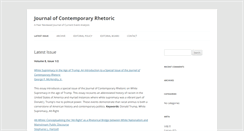 Desktop Screenshot of contemporaryrhetoric.com
